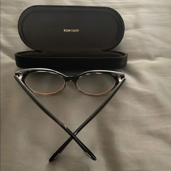 Tom Ford Women's Glasses - Black and Brown - Picture 2 of 16